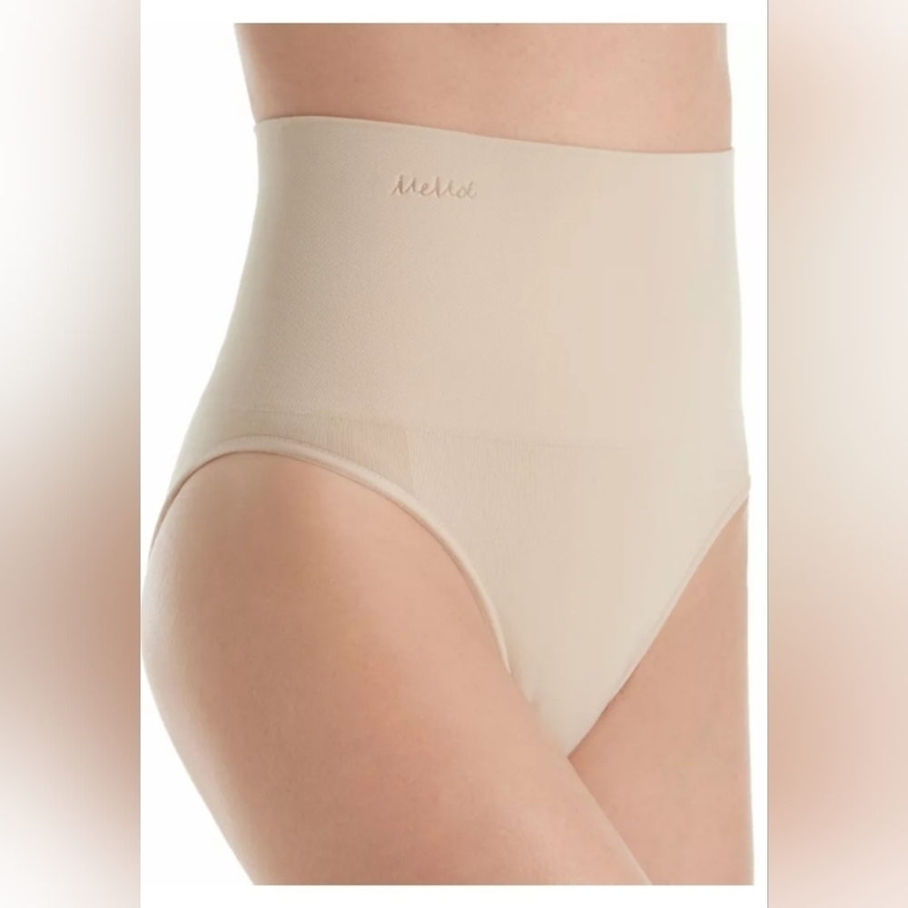 MeMoi SlimMe Seamless Hi Waist Control Brief Panty (2 pairs) NEW